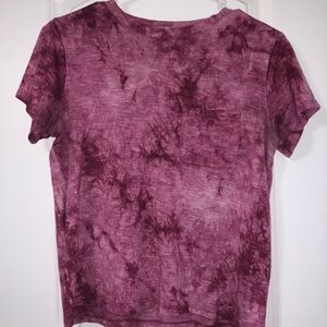 Pink tie dye shirt